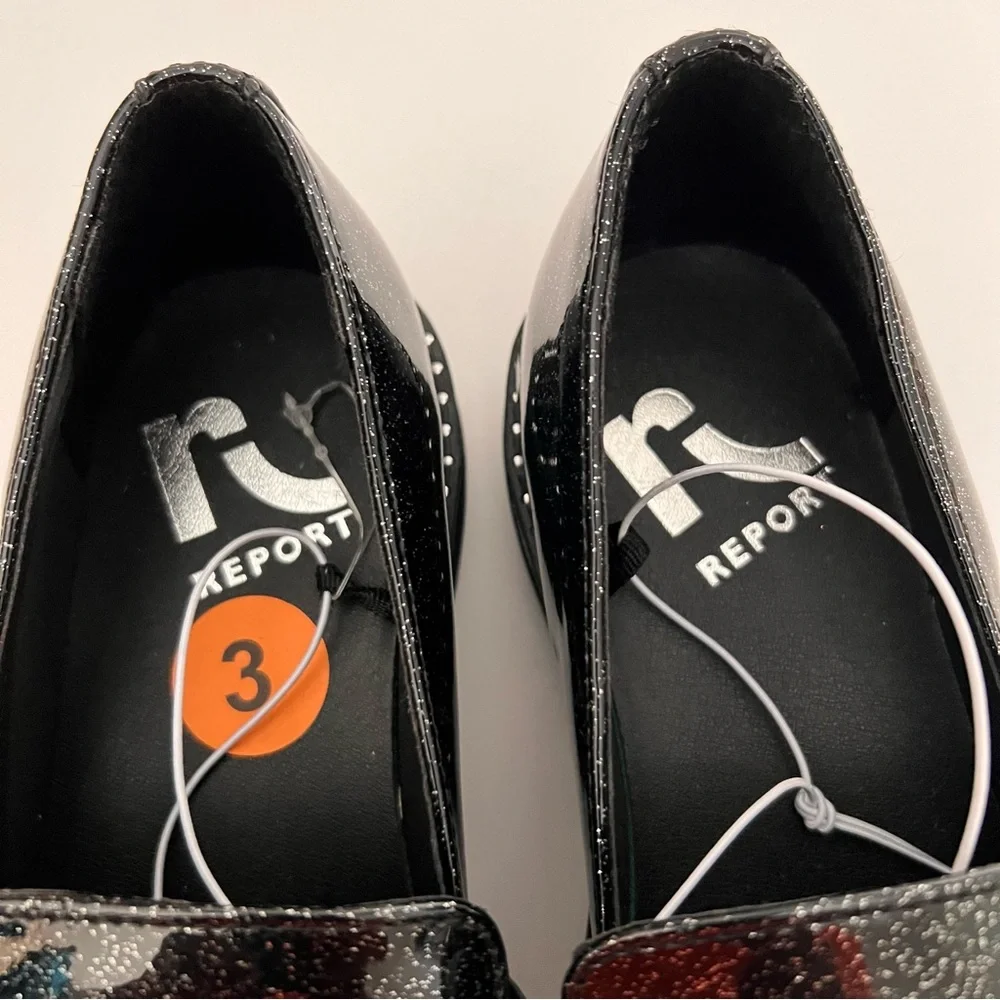 Report, girl platform , black,  size 3M shoes‎ NWOT